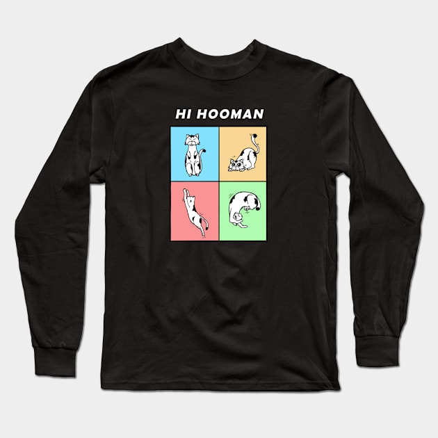 Hi Hooman Long Sleeve T-Shirt by Tintakarya